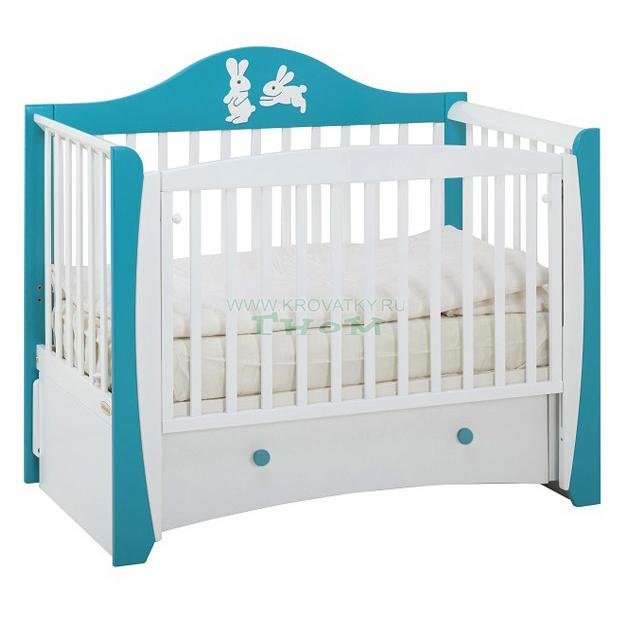 Olivia 125x65 маятник продольный Морская бирюза/Белый Olivia 125x65 маятник продольный Морская бирюза/Белый