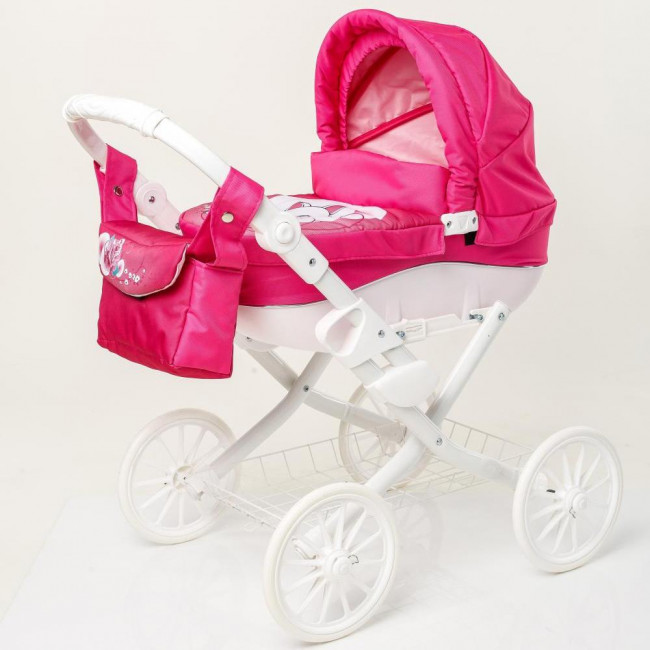 Коляска для куклы ADBOR LILY WHITE LW-01 Коляска для куклы ADBOR LILY WHITE LW-01