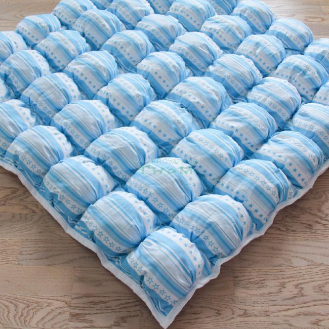 Коврик Бомбон для большого вигвама Blue Stripes, Арт. vv020408