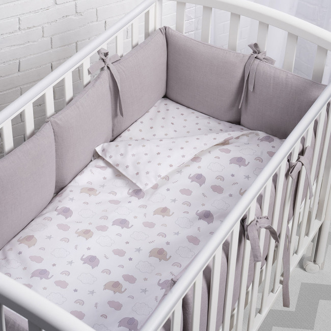 Бортик универсальный SOFT COTTON серо-лиловый Бортик универсальный SOFT COTTON серо-лиловый