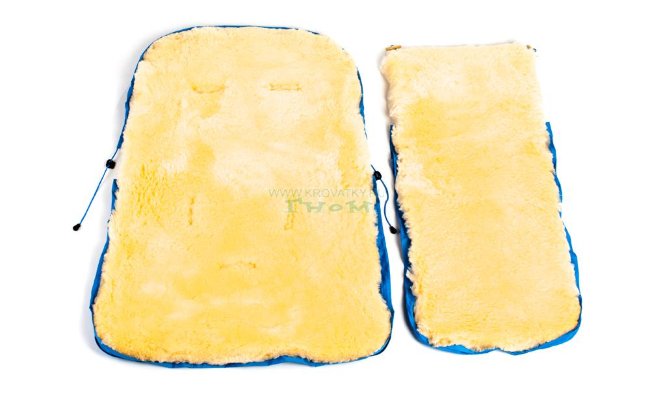 Детский меховой конверт из натуральной овчинки Ramili Baby Classic Blue Детский меховой конверт из натуральной овчинки Ramili Baby Classic Blue