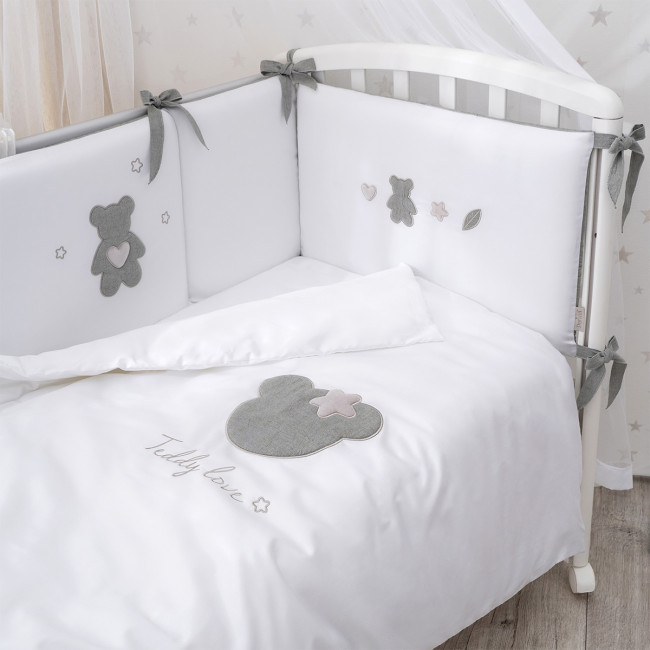 Комплект TEDDY LOVE 6 предмето серо-оливковый Комплект TEDDY LOVE 6 предмето серо-оливковый