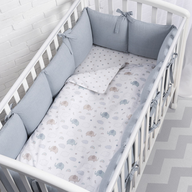 Бортик универсальный SOFT COTTON голубой Бортик универсальный SOFT COTTON голубой