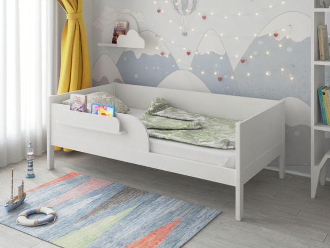 Кроватка подростковая MALIKA ASTRID 160х80 см. белый