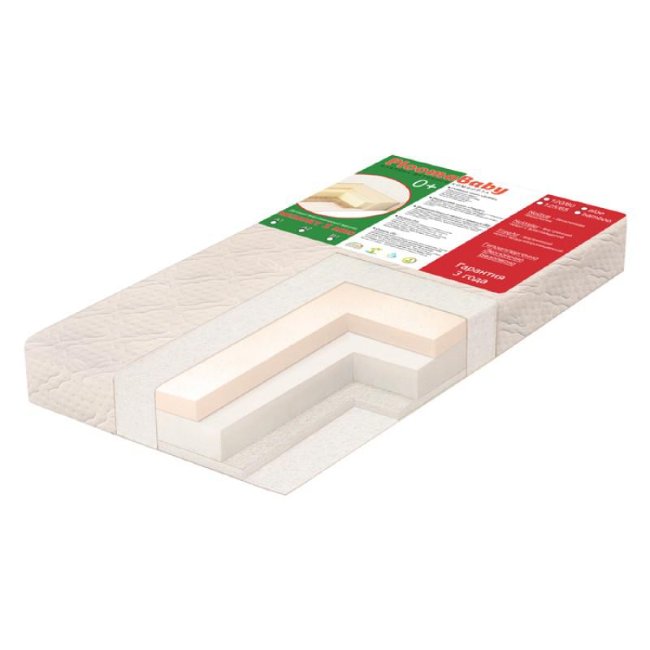 Детский матрас PLOOMABABY MEMORY 1 MHS B1 120х60х12 bamboo/мемори/холлкон/сизаль Детский матрас PLOOMABABY MEMORY 1 MHS B1 120х60х12 bamboo/мемори/холлкон/сизаль