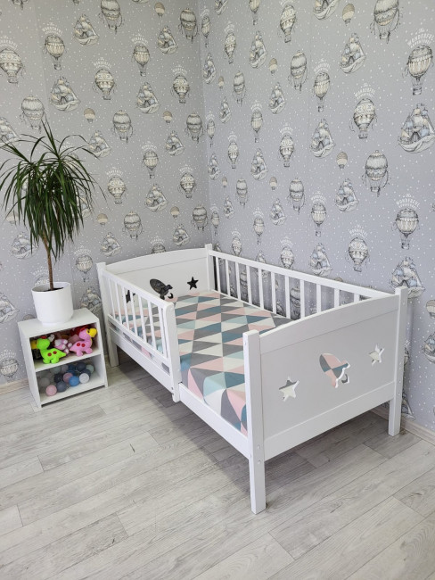 Кровать MALIKA Space Star 160х80 белый Кровать MALIKA Space Star 160х80 белый