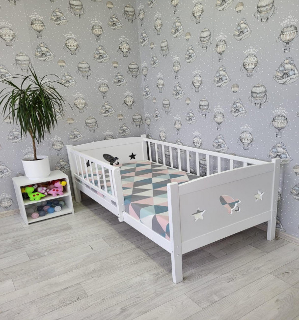 Кровать MALIKA Space Star 160х80 белый Кровать MALIKA Space Star 160х80 белый