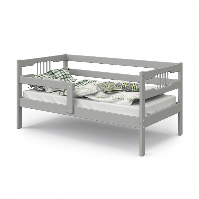 Кроватка подростковая MALIKA FREYA 160х80 см. серый Кроватка подростковая MALIKA FREYA 160х80 см. серый