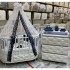 Детская кроватка MALIKA ROYAL MAJESTY ЭКО-кожа белый